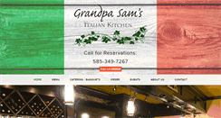 Desktop Screenshot of grandpasamsitaliankitchen.com